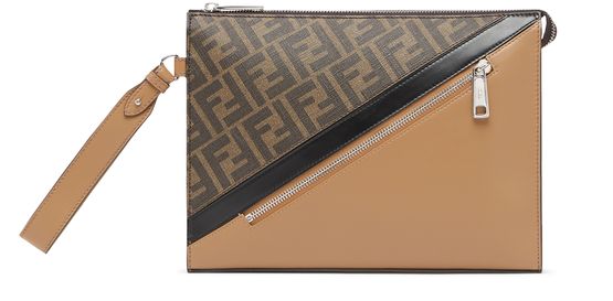 Fendi Diagonal Flat Pouch