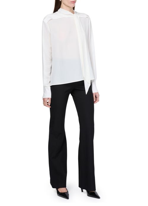 MCQUEEN Georgette collar shirt