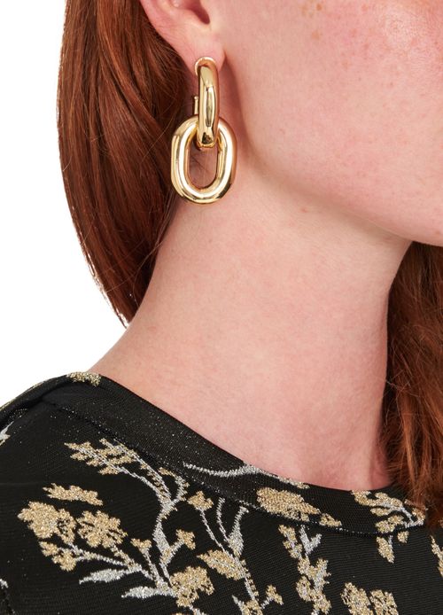 RABANNE Boucles d'oreille XL Link