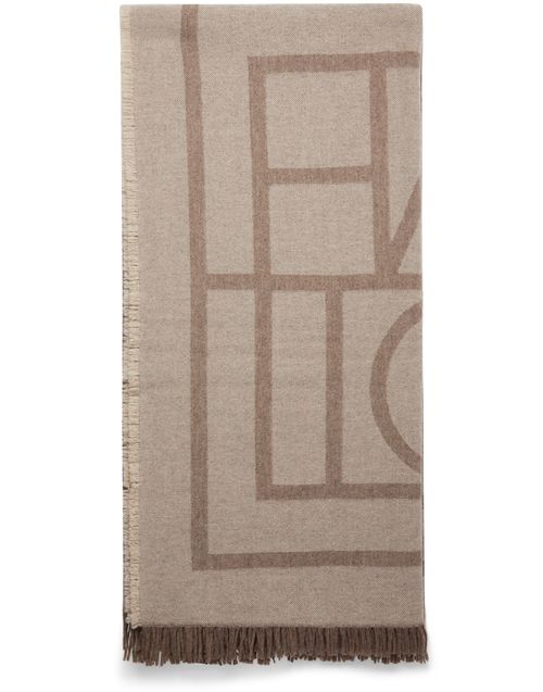 TOTEME Monogram Wool Cashmere Scarf