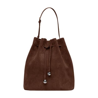 Liffner Charm Bucket Bag In Red