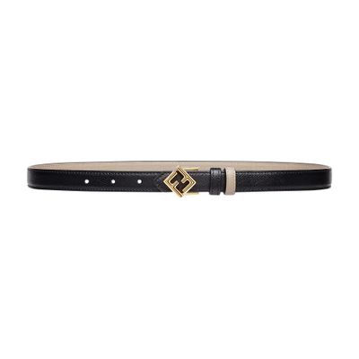 Fendi Ff Diamonds Belt In Beige  1