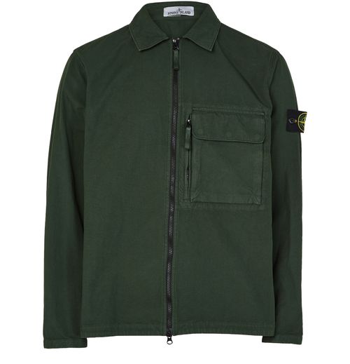 STONE ISLAND Zipped shirt