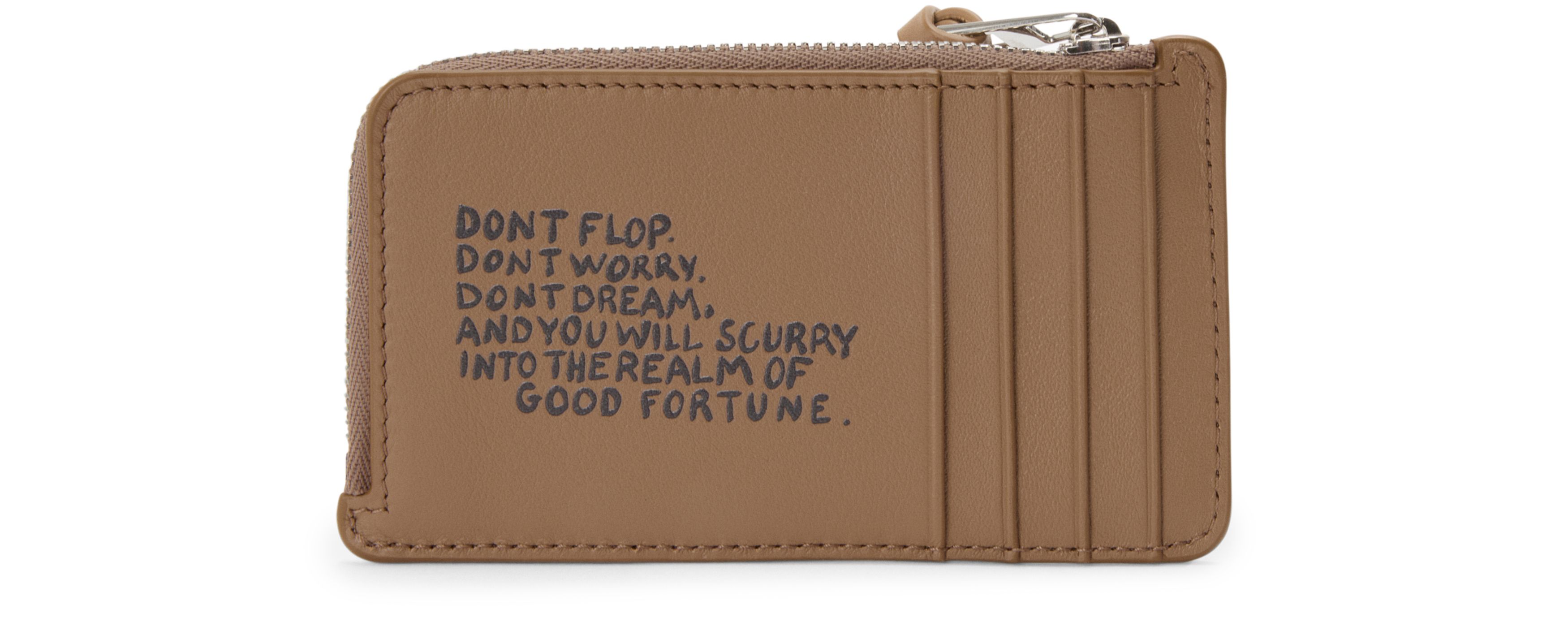 Cats coin cardholder in classic calfskin thumbnail 3