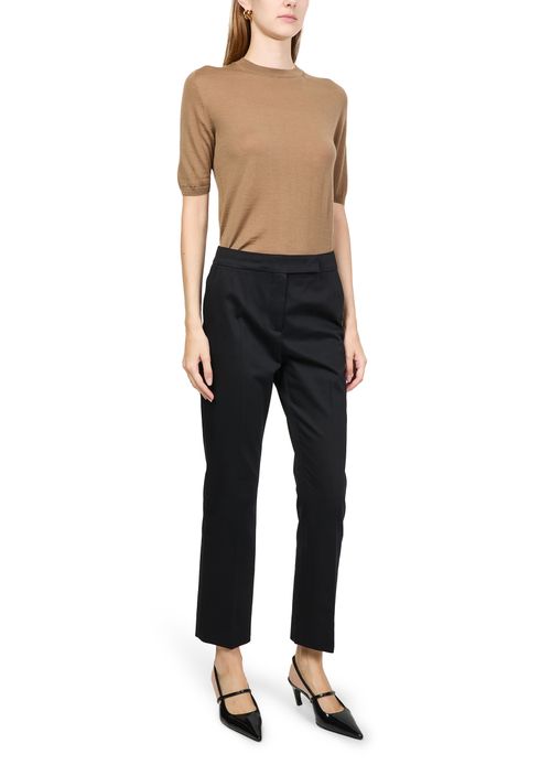 MAX MARA Okra cotton cigarette pants