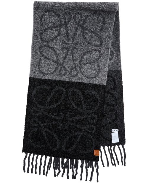 LOEWE Anagram scarf in alpaca and wool