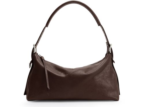 LEMAIRE Sac baguette en cuir avec sangle