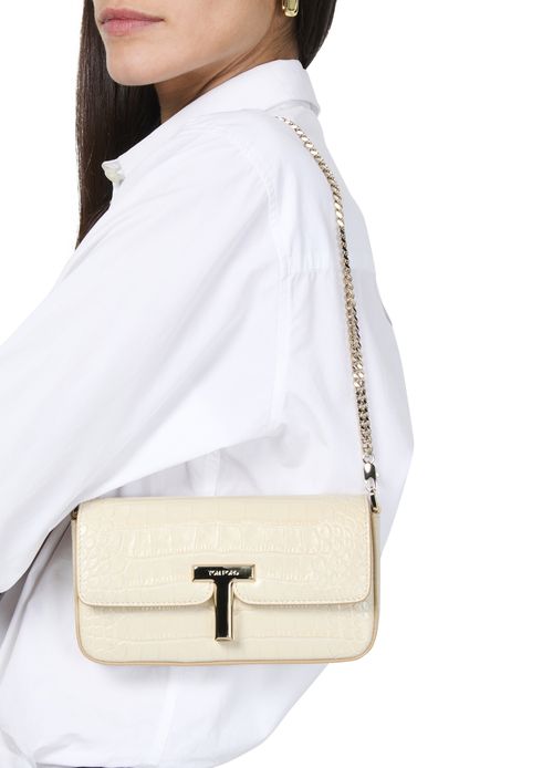 TOM FORD Shiny stamped croc mini bag