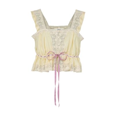 Chloé Embroidered Tank Top