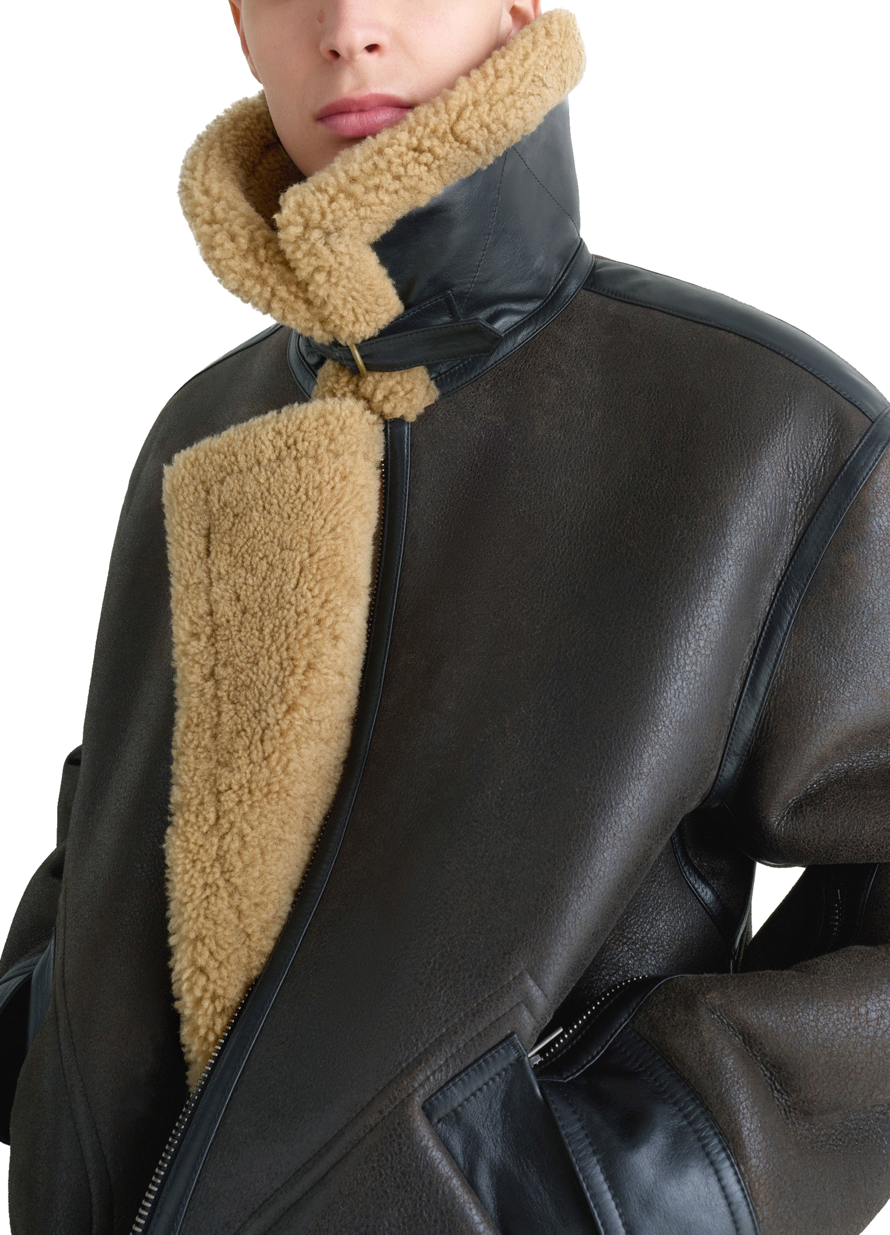 Shearling coat thumbnail 6