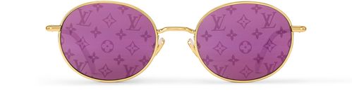LOUIS VUITTON Lunettes de soleil rondes LV Bright
