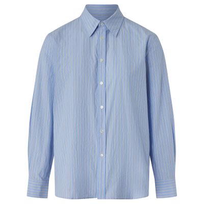 Nili Lotan Raphael Classic Shirt In Blue