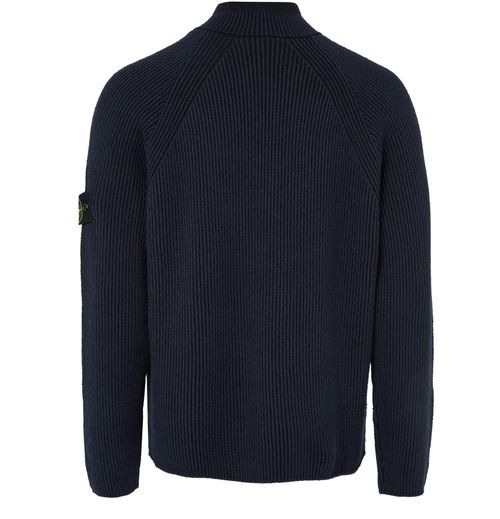 STONE ISLAND  Pull en maille à demi-zip avec patch boussole