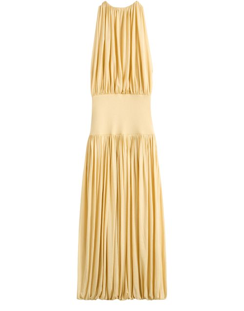 Toteme — Soft gathered dress (Beige)