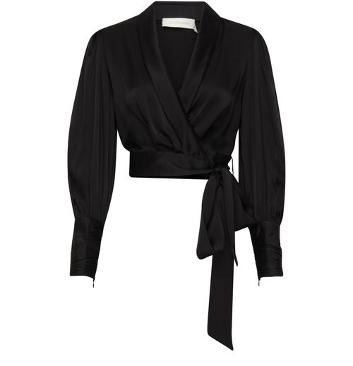ZIMMERMANN Silk wrap top