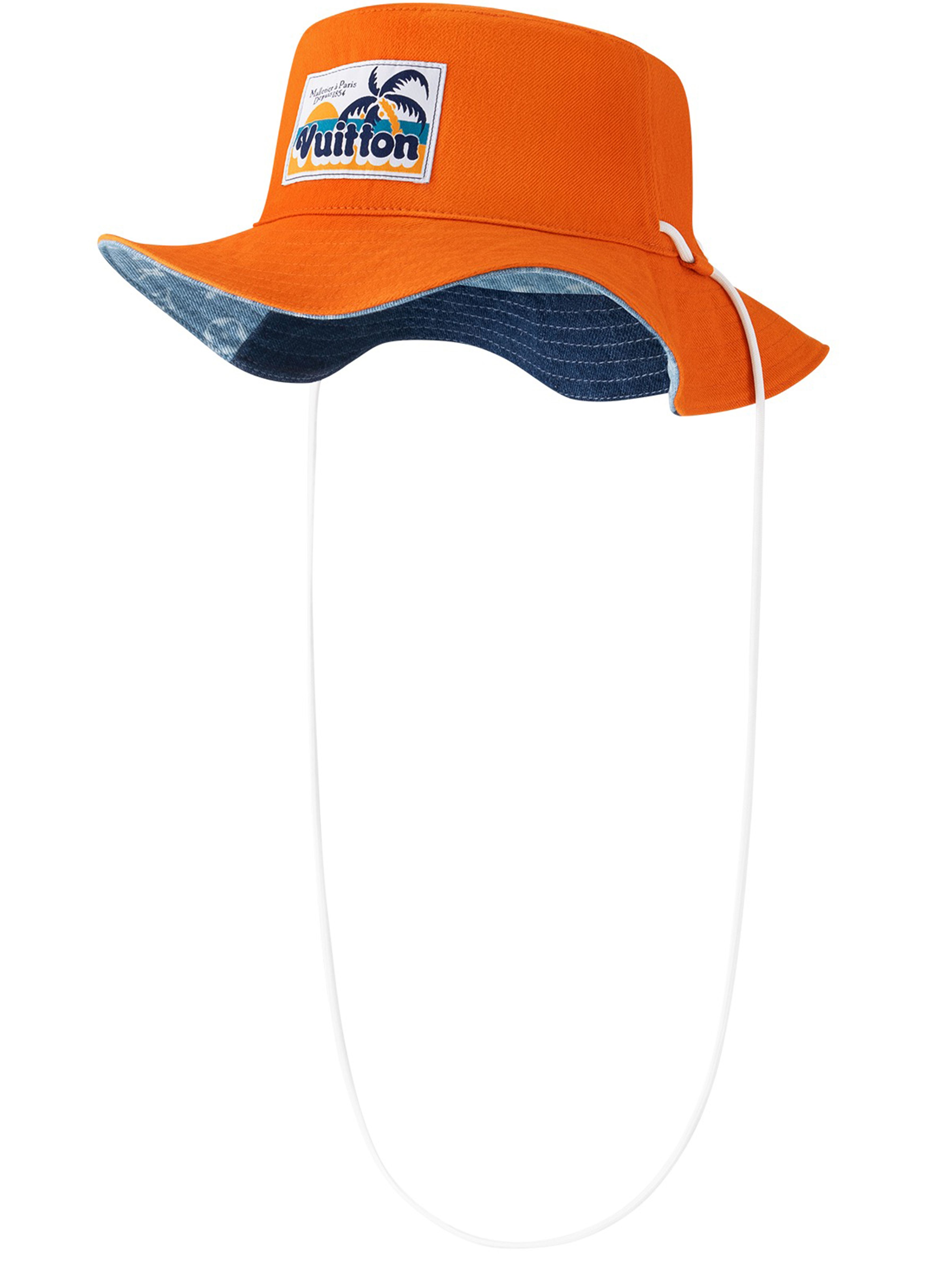 Denim Patchwork Explorer Reversible Bucket Hat thumbnail 4