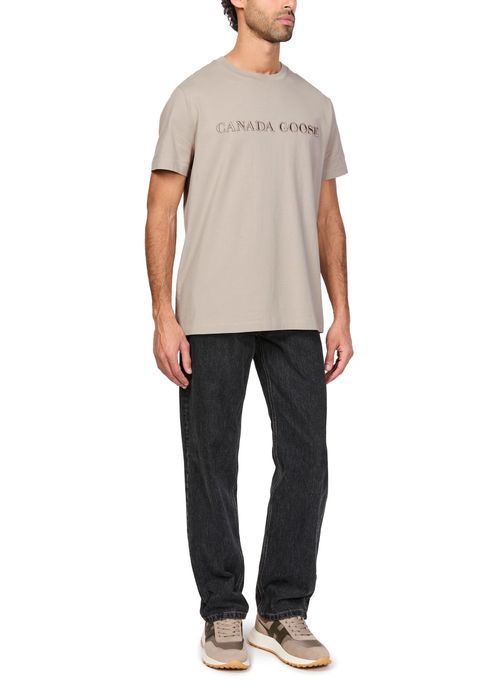CANADA GOOSE Emersen embroidered wordmark t-shirt