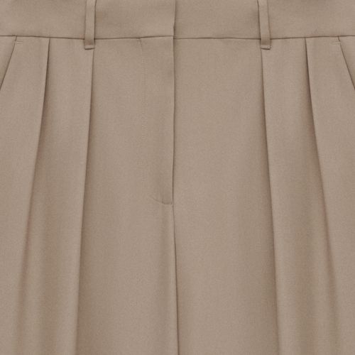 LOEWE Wool barrel-leg trousers