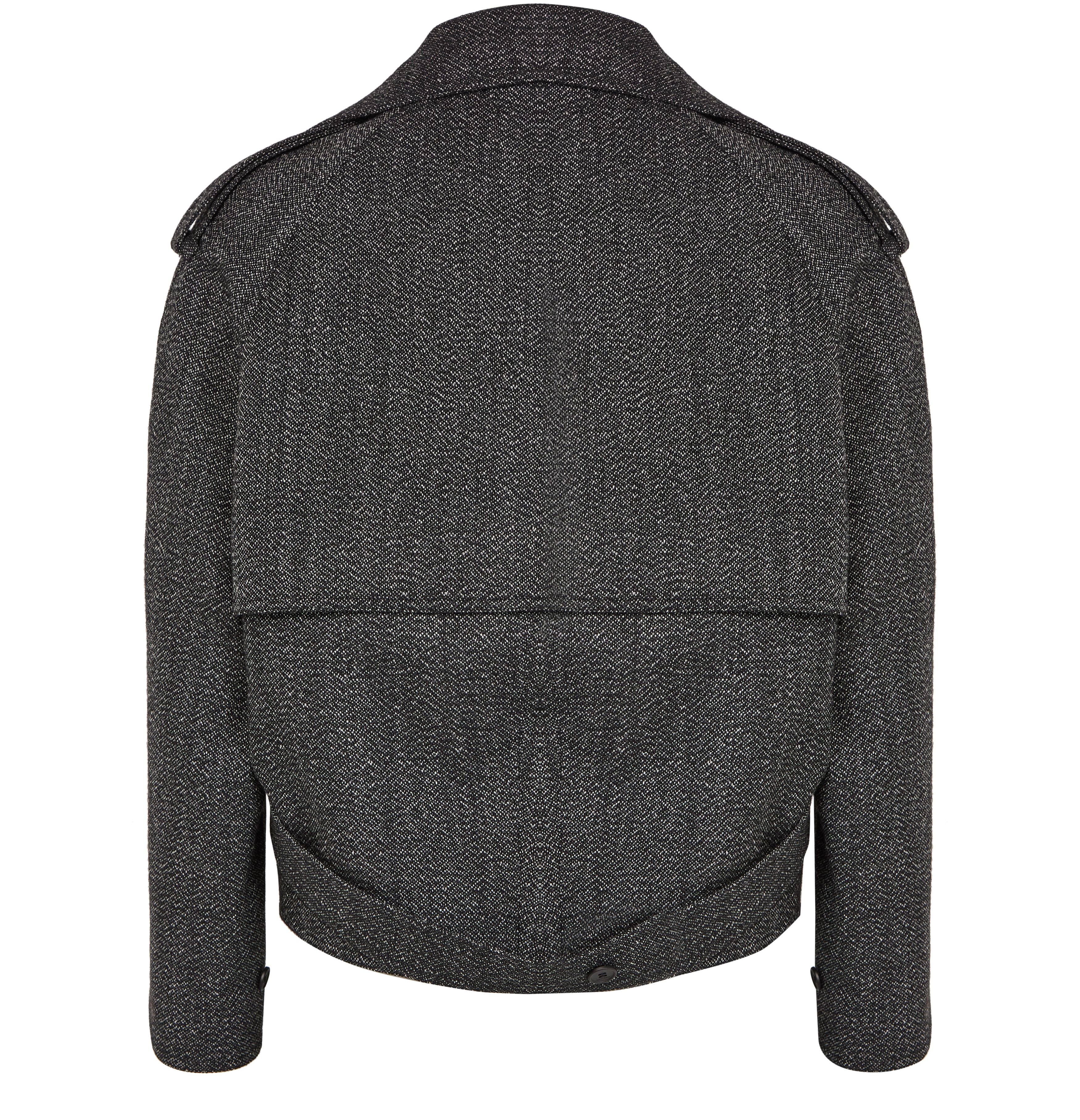 Oblique caviar wool coat thumbnail 3