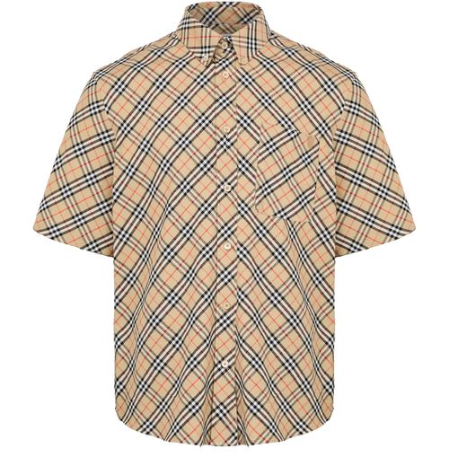 BURBERRY Check cotton shirt