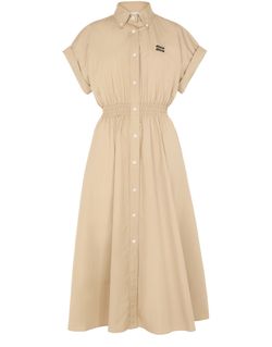 クラシックなディテール≪Miu Miu≫ プリーツ ポロシャツドレス ドレス MIU MIU Women | 24S