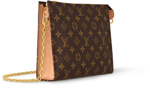 LOUIS VUITTON Trousse de toilette avec chaîne