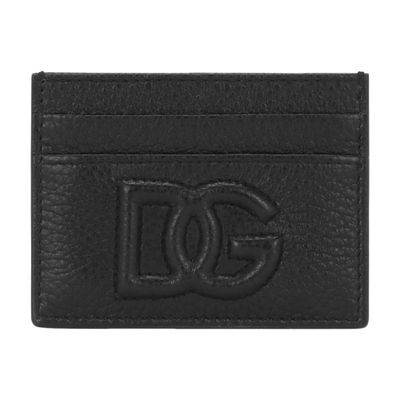 Shop Dolce & Gabbana Dg Logo Card Holder In Black