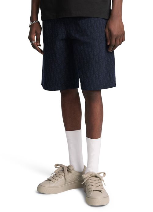 DIOR Dior Oblique Bermuda Shorts in denim