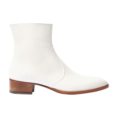 Scarosso Warren Chelsea Boots In White_calf