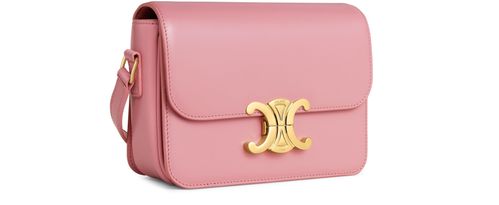 CELINE Sac Triomphe modèle Teen veau satiné