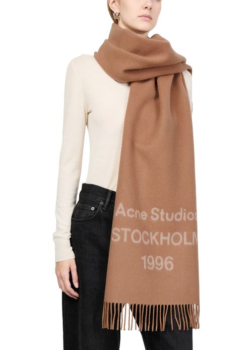 ACNE STUDIOS Logo scarf