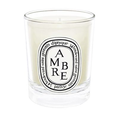 Shop Diptyque Mini Candle Ambre 70g