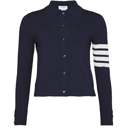 THOM BROWNE Cotton 4Bar long sleeved shirt