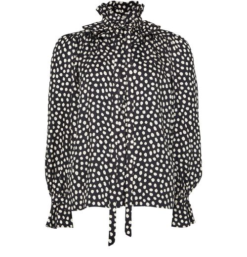 CHLOE Ruffled blouse with pussycat bow