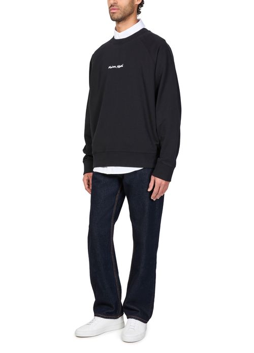 MAISON KITSUNE Oversized Raglan-Sweatshirt mit Stickerei