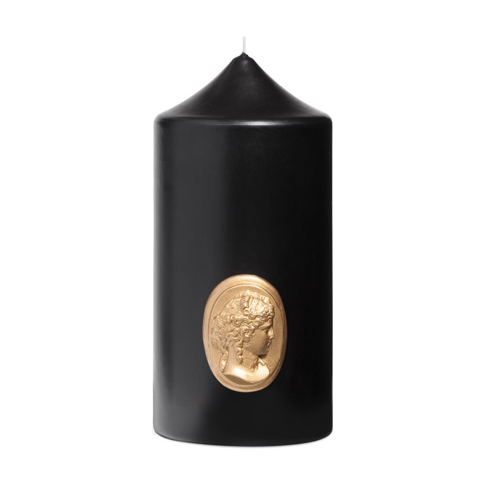 Pillar candles 8-15cm with cameo La Marquise thumbnail 3