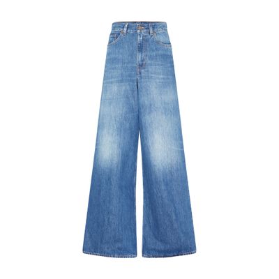 Chloé Wide-leg Denim Jeans In Blue