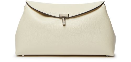 TOTEME Leder Clutch-Tasche T-Lock