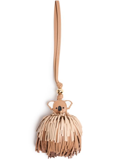 ZIMMERMANN Koala fringed bag charm