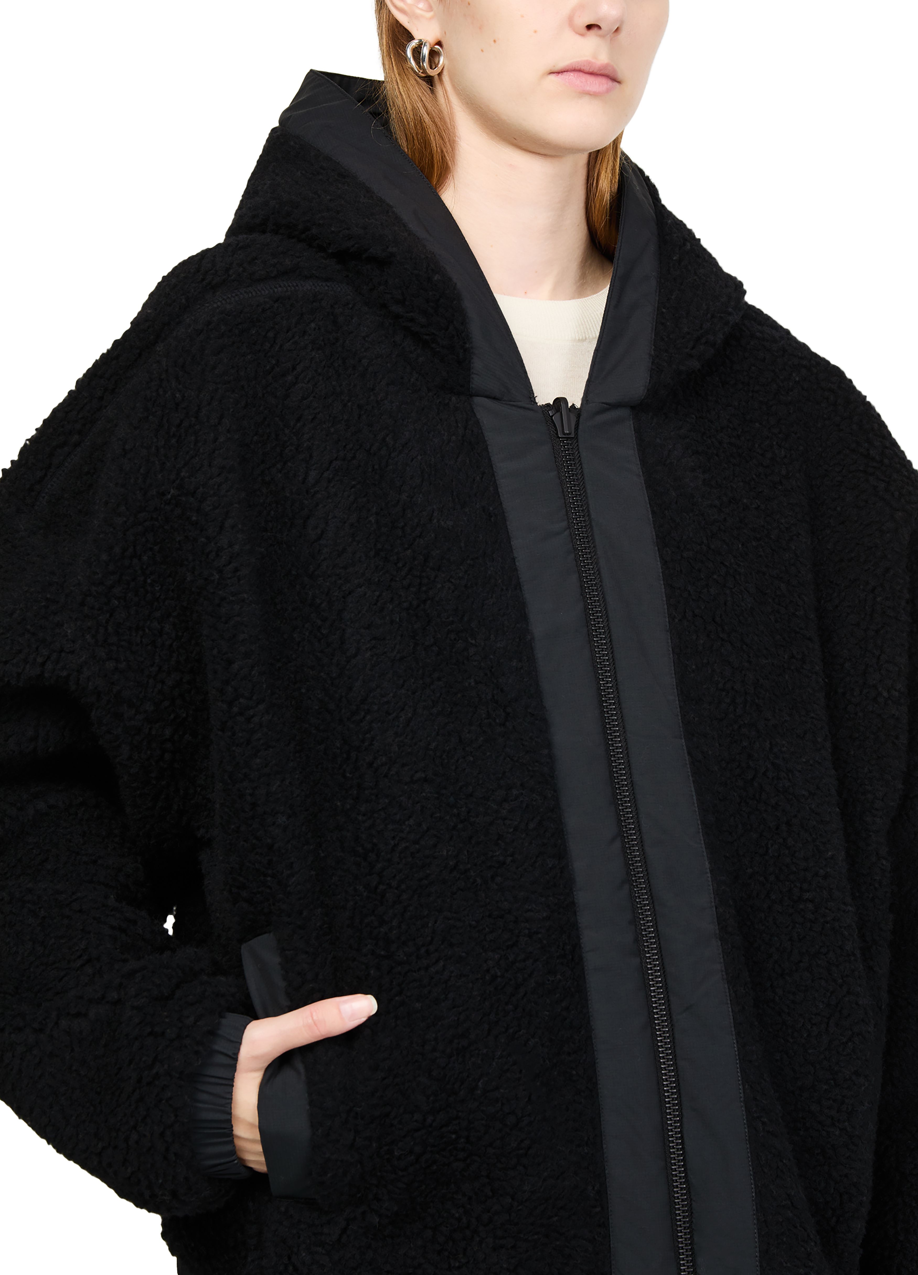 Alberni reversible fleece aviator jacket thumbnail 4
