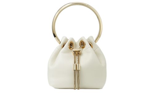 JIMMY CHOO Mini Bon Bon bucket bag