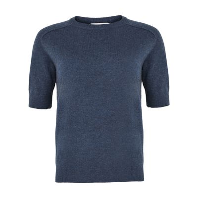 Lisa Yang Kenza Crew Neck Sweater In Blue