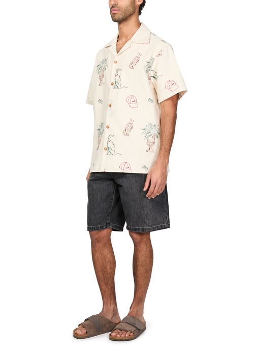 DROLE DE MONSIEUR The Country Club embroidered shirt