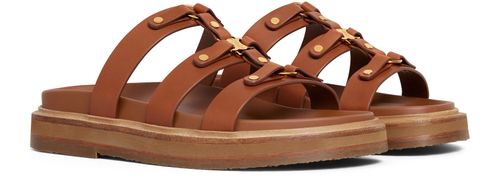 CELINE Tippi in calfskin sandals - vegetal tanning