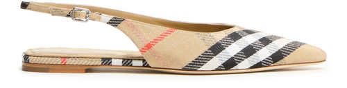 BURBERRY Flat mules with strap