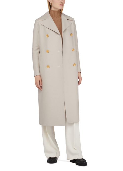 HARRIS WHARF LONDON Long wool coat