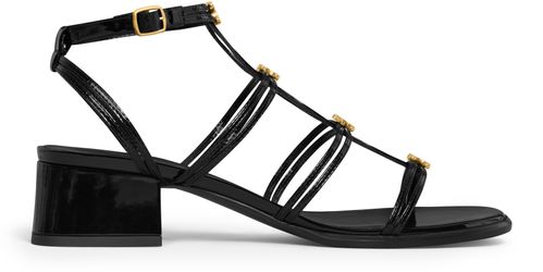 CELINE Clémence multi Triomphe lambskin sandals