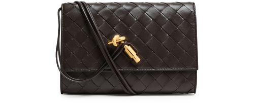 BOTTEGA VENETA Andiamo clutch with shoulder strap