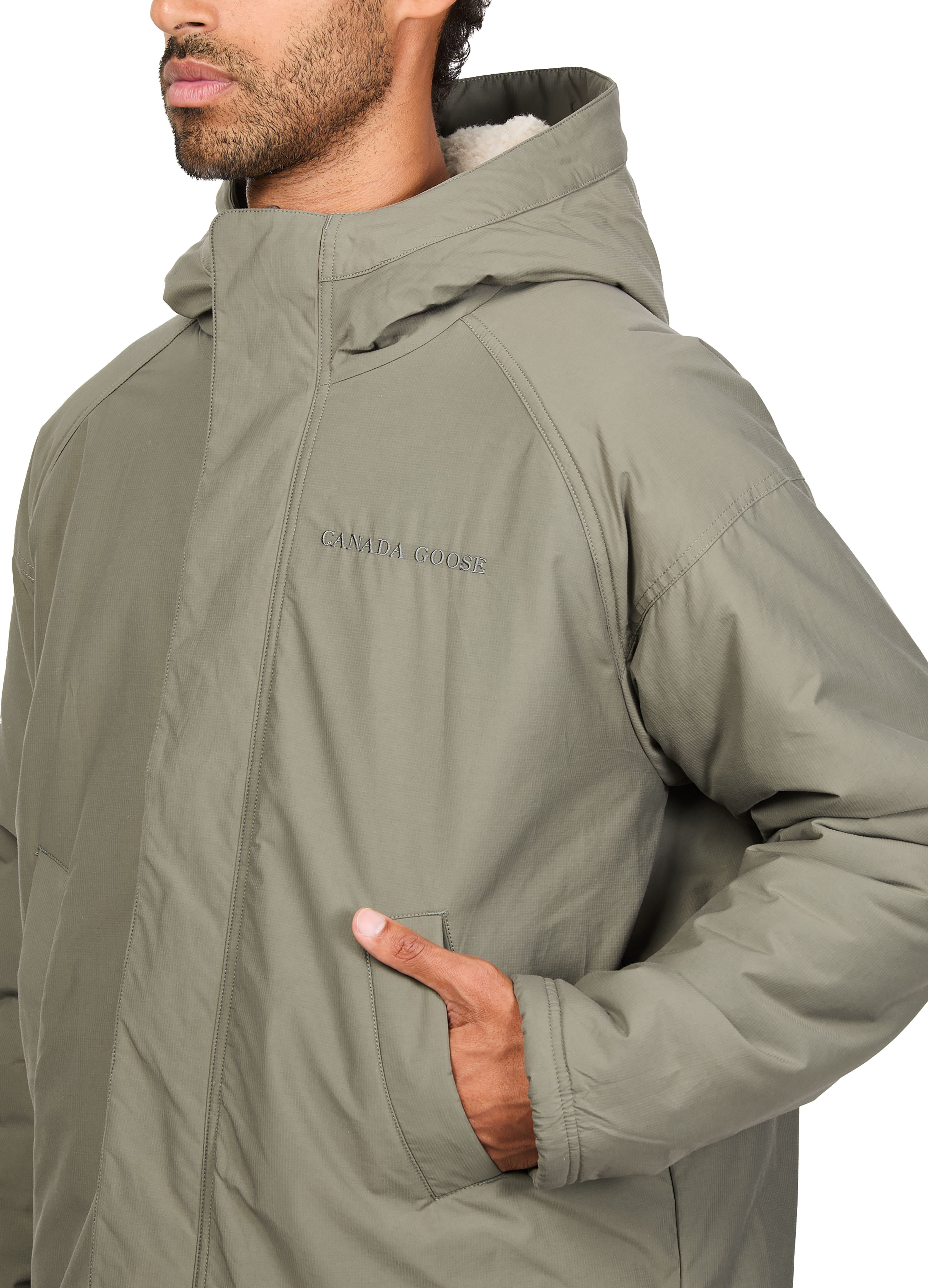Alberni reversible fleece aviator jacket thumbnail 4