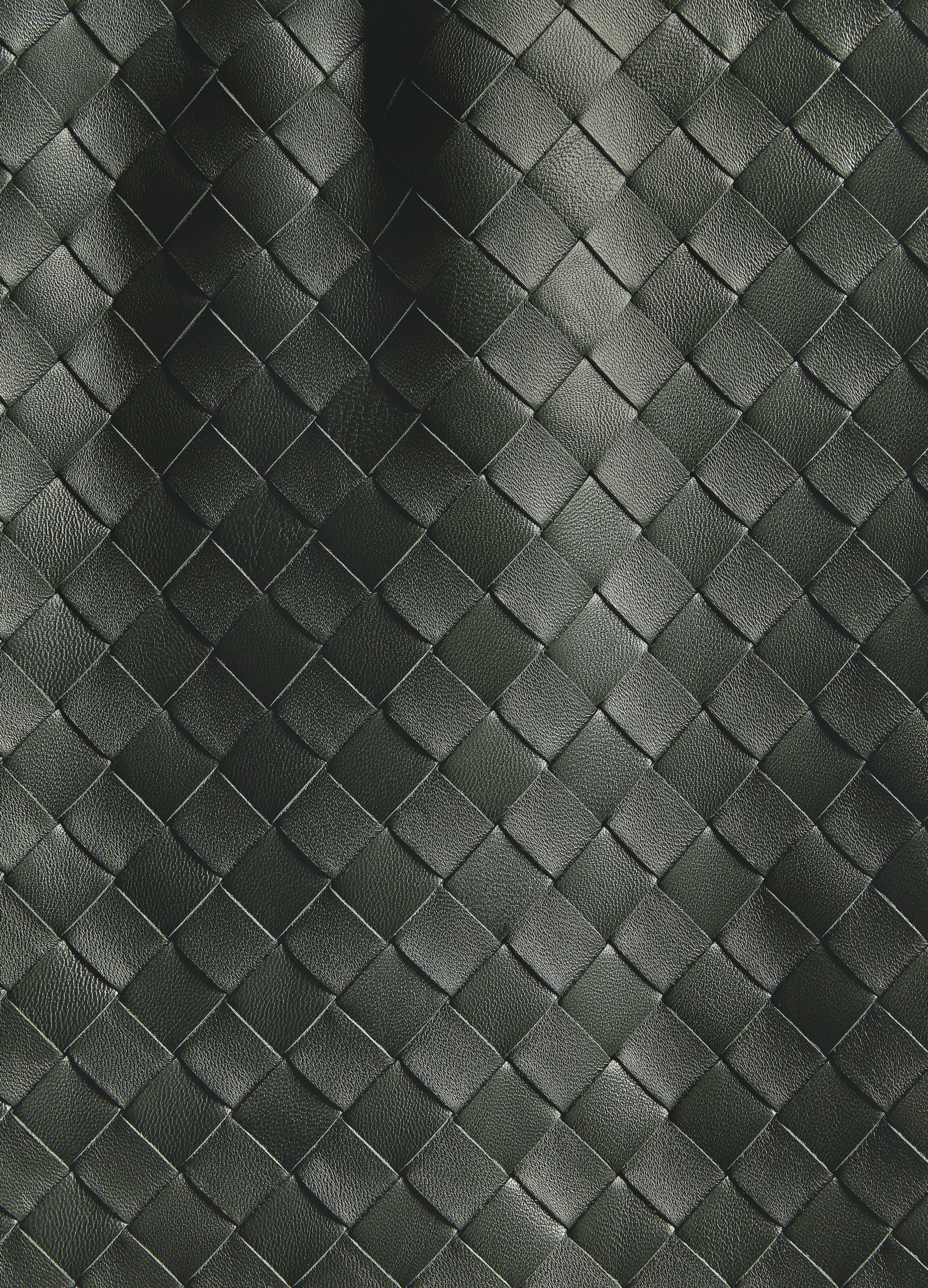 Intrecciato leather skirt thumbnail 4